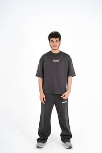 Grey Wide Leg SweatPants thumbnail