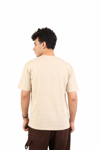 Regular Basic T-shirts — Beige thumbnail
