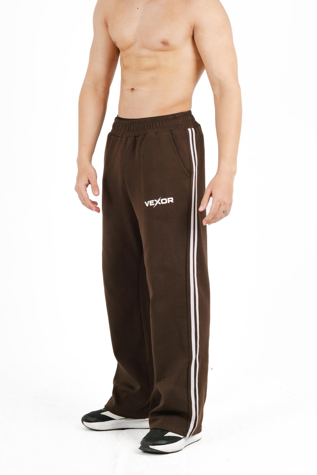 Brown Wide Leg SweatPants