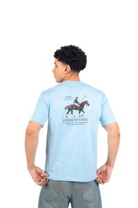 Vexor States Printed T-shirts — Baby Blue thumbnail