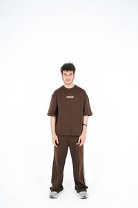 Brown Wide Leg SweatPants thumbnail