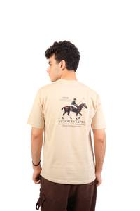 Vexor States Printed T-shirts — Beige thumbnail